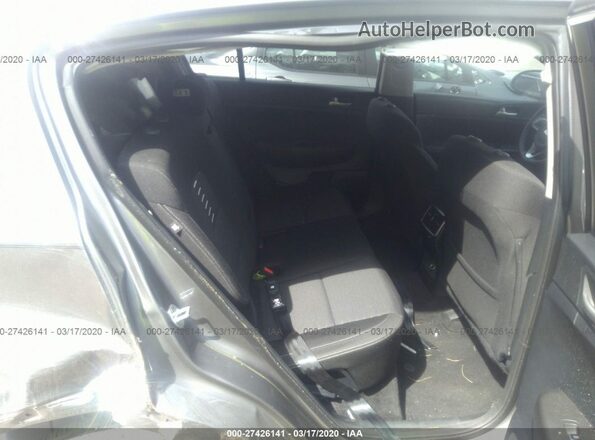 KNDPM3AC3J7468858 2018 KIA SPORTAGE Серый Вид задних сидений
