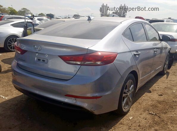 5NPD84LF5HH015559 2017 HYUNDAI ELANTRA Серебряный Передняя правая четверть
