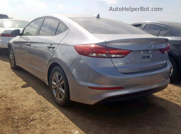 5NPD84LF5HH015559 2017 HYUNDAI ELANTRA Серебряный Задняя правая четверть