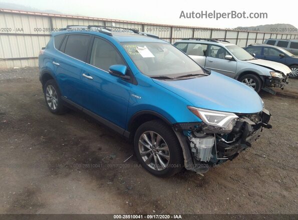 JTMDJREV5GD039130 2016 TOYOTA LIMITED Blue Delantero derecho