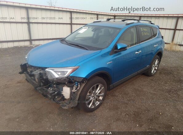JTMDJREV5GD039130 2016 TOYOTA LIMITED Blue Vista tres cuartos delantera izquierda