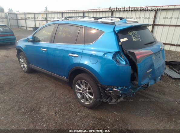 JTMDJREV5GD039130 2016 TOYOTA LIMITED Blue Trasero izquierdo