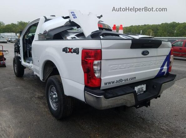 1FT7X2B65LEC52308 2020 FORD F250 White უკანა მარჯვენა