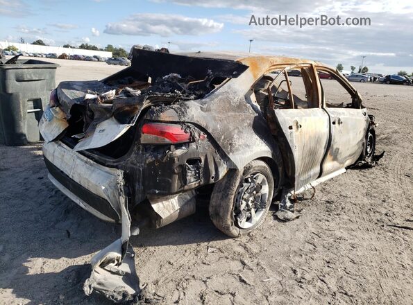 5YFEPMAE6MP176257 2021 TOYOTA LL Белый Передняя правая четверть