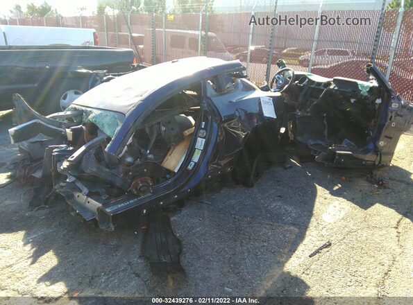 1FA6P8CF5J5123131 2018 FORD MUSTANG Синий Передняя левая четверть