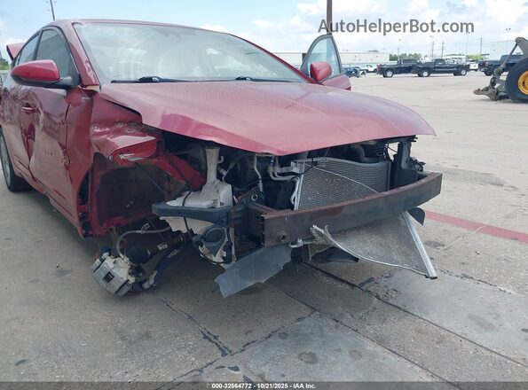 KMHD84LF9KU771274 2019 HYUNDAI ELANTRA Красный Вид спереди