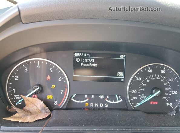 MAJ6S3KL6KC264117 2019 FORD ECOSPORT Красный Вид щитка приборов