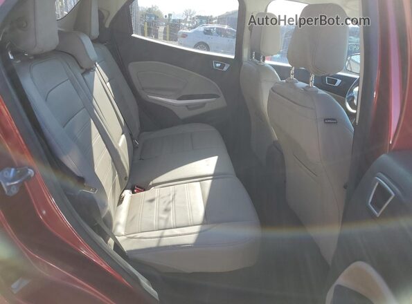 MAJ6S3KL6KC264117 2019 FORD ECOSPORT Красный Вид задней части салона
