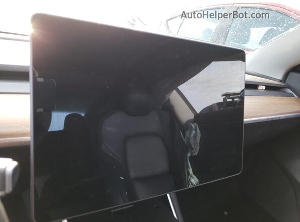 5YJ3E1EA8KF325103 2019 TESLA MODEL Black Widok zestawu wskaźników