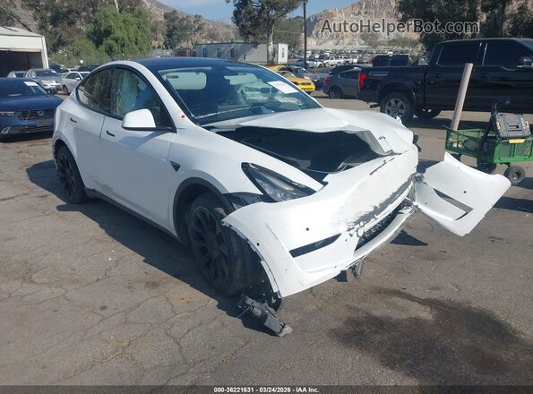 5YJYGDEE1LF033931 2020 TESLA MODEL Y Белый Передняя правая четверть