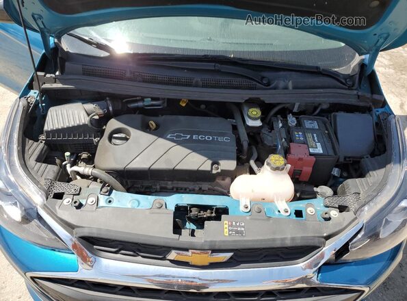 KL8CB6SA6KC738525 2019 CHEVROLET SPARK Синий Вид задней части салона