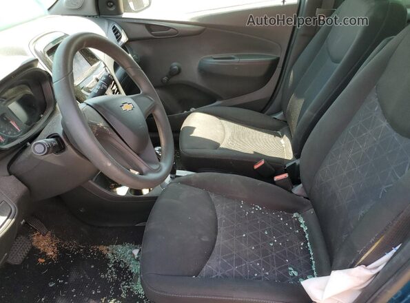 KL8CB6SA6KC738525 2019 CHEVROLET SPARK Синий Вид салона спереди