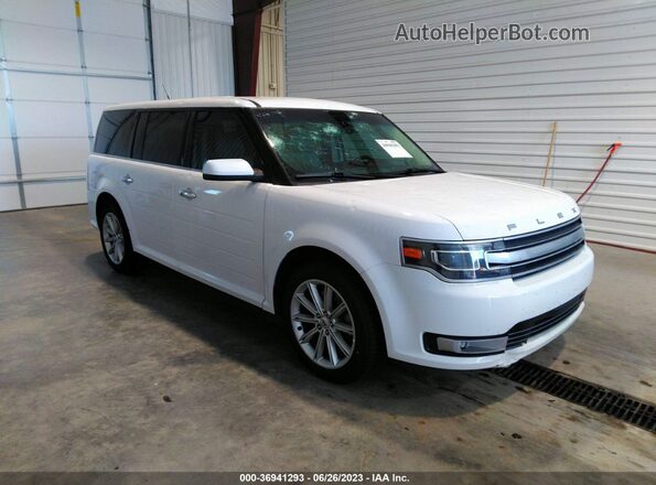 2FMGK5D83KBA22657 2019 FORD FLEX Белый Передняя правая четверть