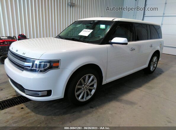 2FMGK5D83KBA22657 2019 FORD FLEX Белый Передняя левая четверть