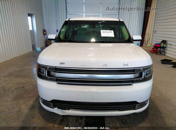 2FMGK5D83KBA22657 2019 FORD FLEX Белый Вид щитка приборов