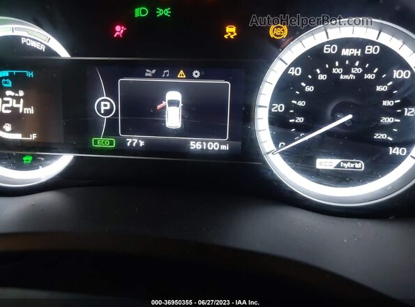 KNDCB3LC6J5205535 2018 KIA NIRO Синий Вид задних сидений