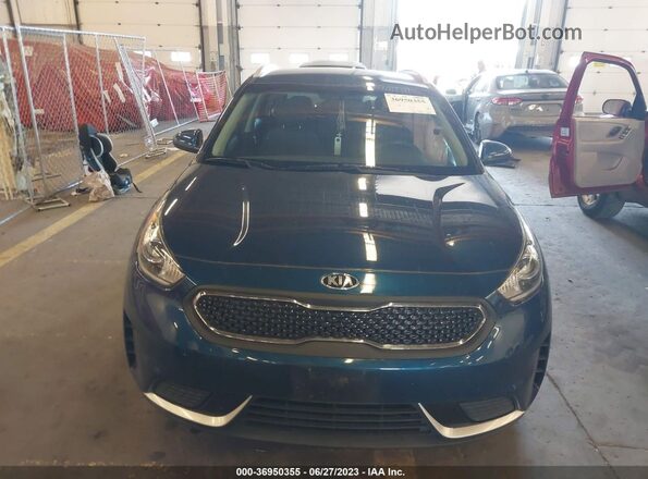 KNDCB3LC6J5205535 2018 KIA NIRO Синий Вид щитка приборов