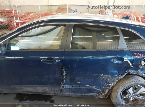KNDCB3LC6J5205535 2018 KIA NIRO Синий Панорамный вид салона 360°