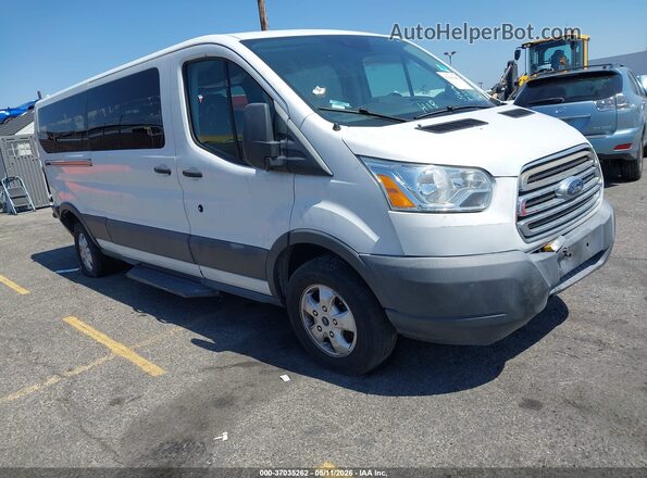 1FBZX2YM5HKA52850 2017 FORD TRANSIT WAGON White Delantero derecho