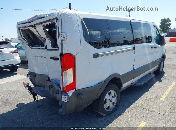 1FBZX2YM5HKA52850 2017 FORD TRANSIT WAGON White Trasero derecho