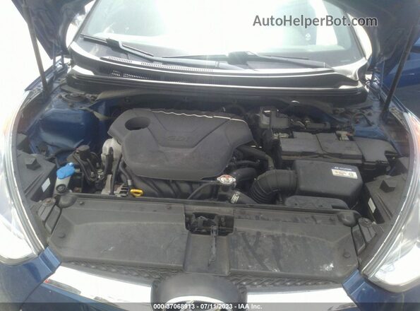 KMHTC6AD9HU322239 2017 HYUNDAI VELOSTER Blue Widok z tyłu