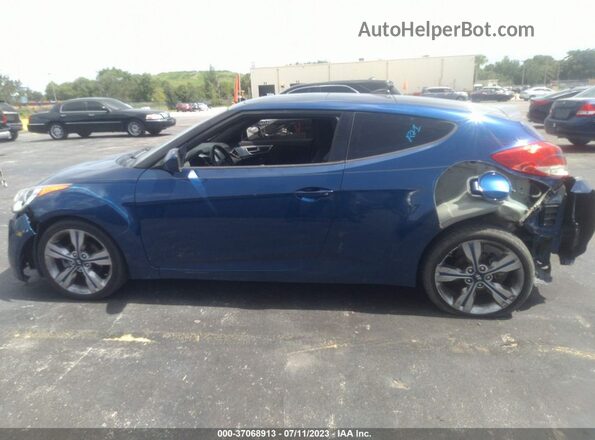 KMHTC6AD9HU322239 2017 HYUNDAI VELOSTER Blue Widok wnętrza 360 stopni
