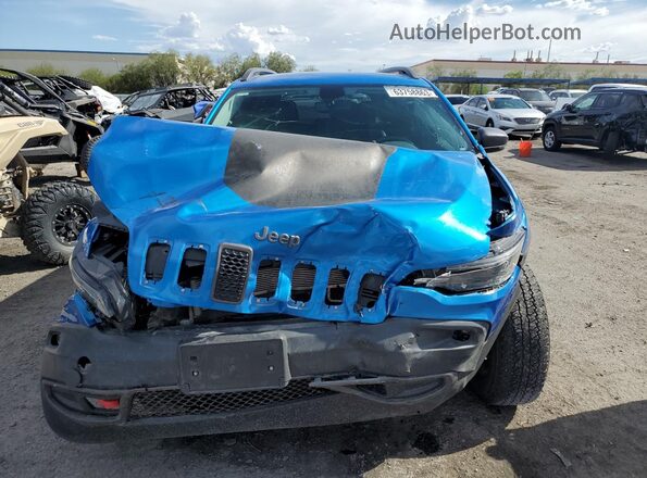 1C4PJMBX9LD625331 2020 JEEP CHEROKEE Синий Вид спереди