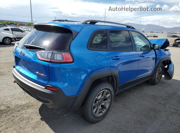 1C4PJMBX9LD625331 2020 JEEP CHEROKEE Синий Задняя правая четверть