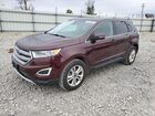 2018 Ford Edge Sel Burgundy vin: 2FMPK4J97JBC61702