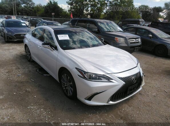 58ADZ1B10LU063457 2020 LEXUS ES Белый Передняя правая четверть