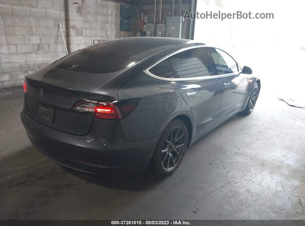 5YJ3E1EB4JF188264 2018 TESLA MODEL 3 Серый Задняя правая четверть