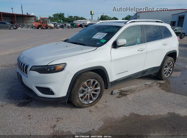 1C4PJLLB2LD556530 2020 JEEP CHEROKEE LATITUDE PL Белый Передняя левая четверть