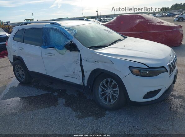 1C4PJLLB2LD556530 2020 JEEP CHEROKEE LATITUDE PL Белый Передняя правая четверть