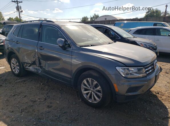 3VV2B7AX7KM090837 2019 VOLKSWAGEN TIGUAN Gray Przód prawy