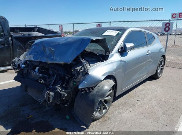 KMHTG6AF1KU014396 2019 HYUNDAI VELOSTER Silver Передня ліва чверть