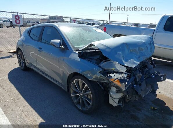 KMHTG6AF1KU014396 2019 HYUNDAI VELOSTER Silver Передня права чверть