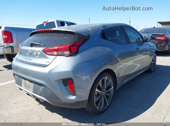KMHTG6AF1KU014396 2019 HYUNDAI VELOSTER Silver Задня права чверть