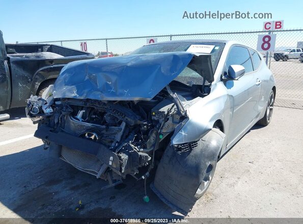 KMHTG6AF1KU014396 2019 HYUNDAI VELOSTER Silver Вид спереду
