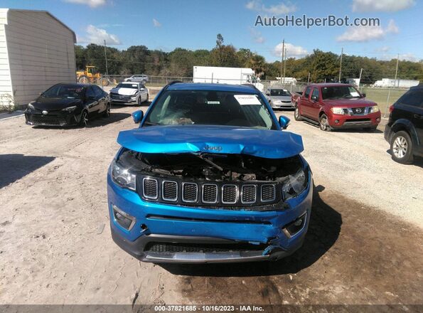 3C4NJCCB0LT187555 2020 JEEP COMPASS Blue Widok z przodu