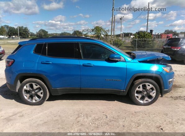 3C4NJCCB0LT187555 2020 JEEP COMPASS Blue Widok wnętrza z tyłu