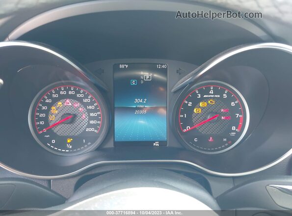 55SWF8HB6KU306667 2019 MERCEDES-BENZ C-CLASS Black Widok tylnych siedzeń