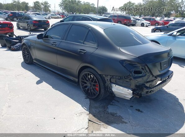 55SWF8HB6KU306667 2019 MERCEDES-BENZ C-CLASS Black Tył lewy