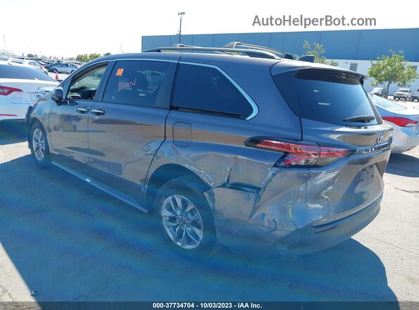 5TDJRKEC1MS017451 2021 TOYOTA LE Серый Задняя левая четверть