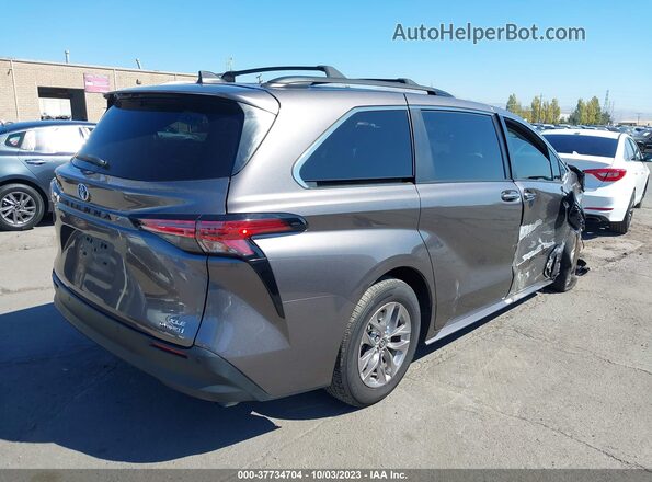 5TDJRKEC1MS017451 2021 TOYOTA LE Серый Задняя правая четверть