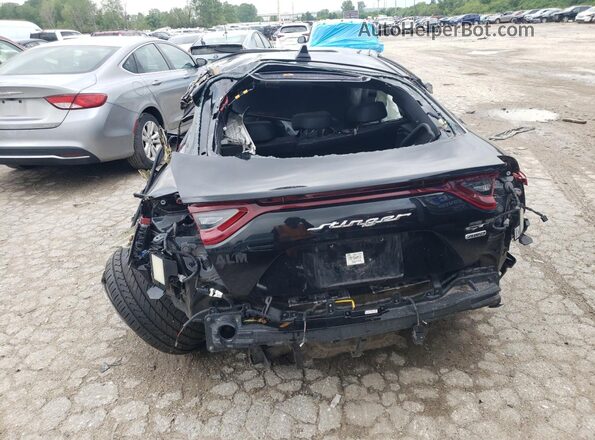 KNAE45LC5M6090176 2021 KIA STINGER Черный Вид сзади