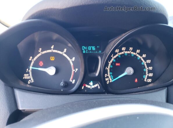 3FADP4AJ4KM140957 2019 FORD FIESTA Black Widok zestawu wskaźników