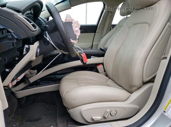 3LN6L5MUXJR601568 2018 LINCOLN MKZ Silver წინა სალონის ხედი