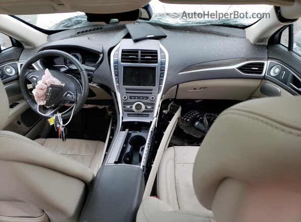3LN6L5MUXJR601568 2018 LINCOLN MKZ Silver წინა პანელის ხედი