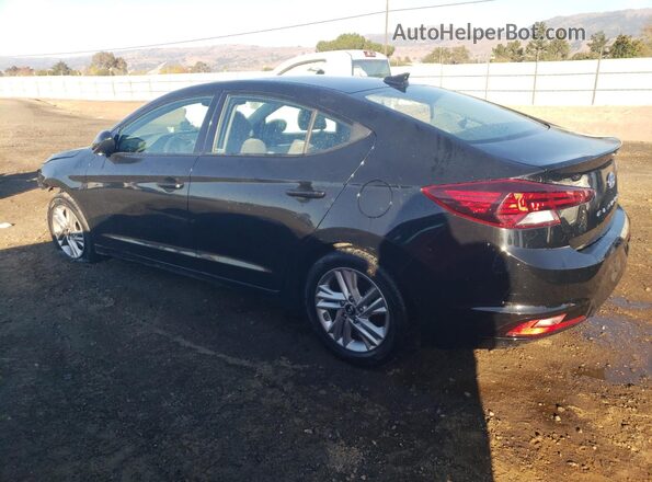 5NPD84LF9LH512560 2020 HYUNDAI ELANTRA Black Հետևի ձախ