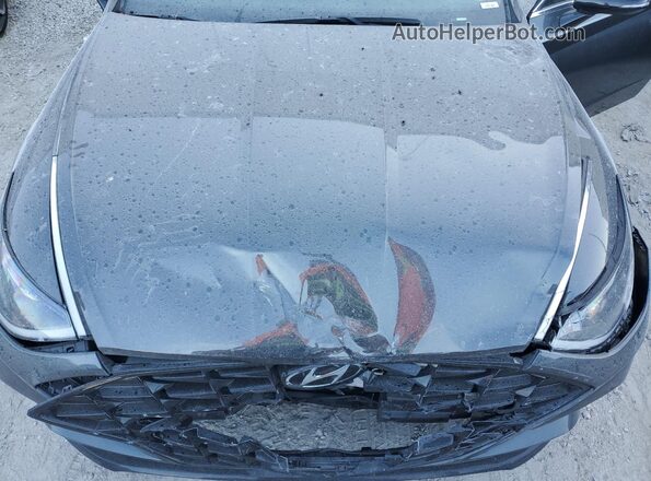 5NPEJ4J27MH107033 2021 HYUNDAI SONATA Серый Вид задней части салона